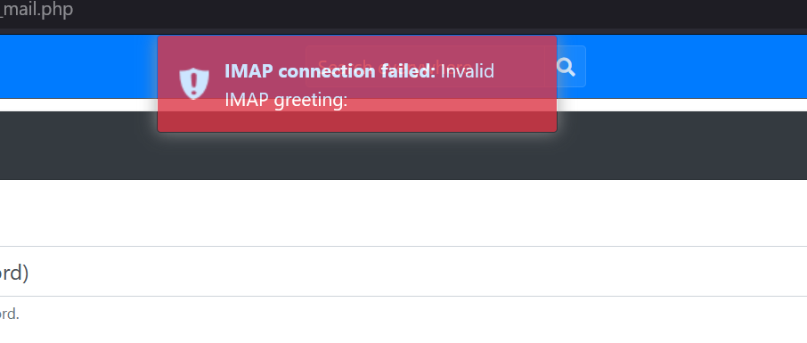 itflow with internal mail server issue - ITFlow Forum